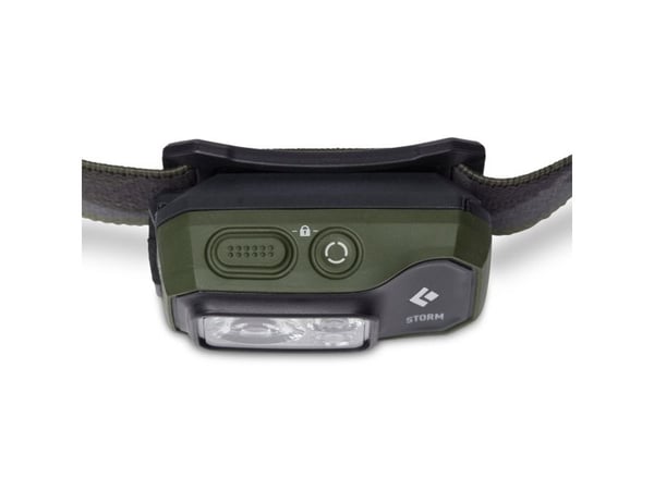 Black Diamond Storm 450, Hodebåndslommelykt, Oliven, 1 m, IP67, 450 lm, 12 m