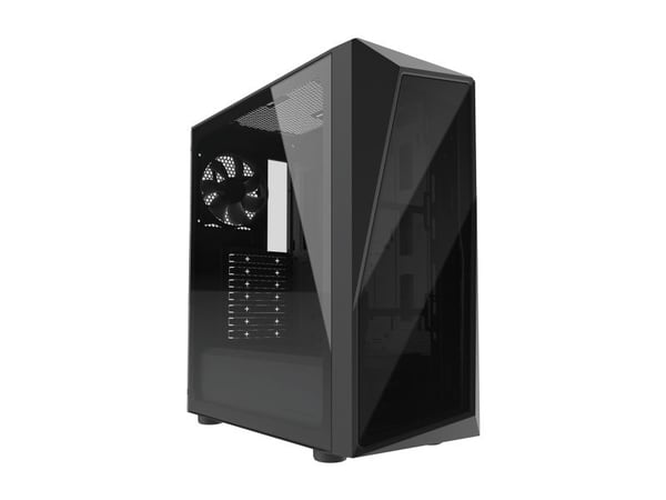 Cooler Master CMP 520L - Mid tower - ATX - sidepanel med vindu (herdet glass) - ingen strømforsyning (ATX) - svart - USB/lyd