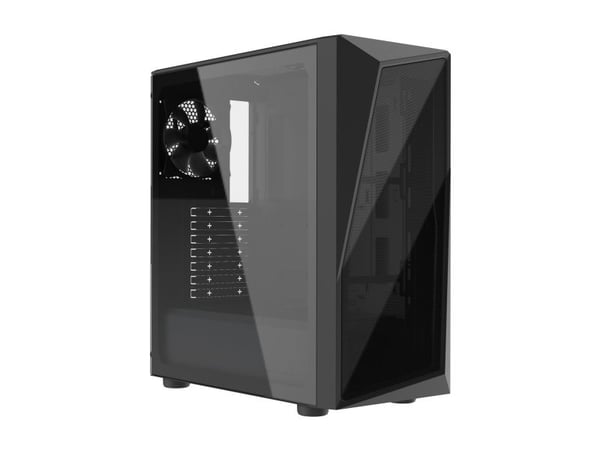 Cooler Master CMP 520L - Mid tower - ATX - sidepanel med vindu (herdet glass) - ingen strømforsyning (ATX) - svart - USB/lyd