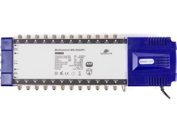 Spacetronik multiswitch Pro-serie MS-0524PL 5/24