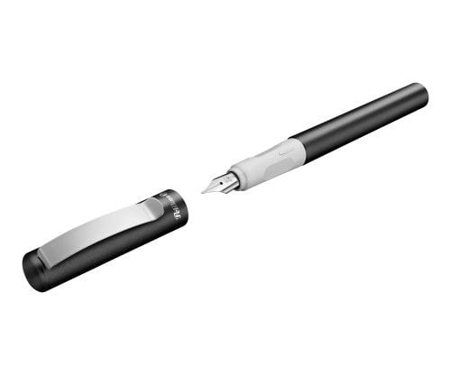 Pelikan Pina Colada, Antracitt, Patronpåfyllingssystem, Rustfritt stål, Medium, Ambidextrous, Tyskland