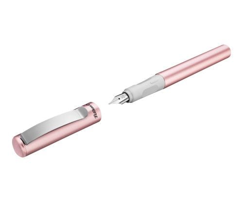 Pelikan Pina Colada, Rosa, Fyllesystem med patron, Plast, Lakk, Rustfritt stål, Medium
