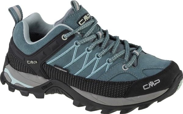 Women's trekking shoes CMP Women's trekking shoes RIGEL LOW WMN TREKKING SHOES WP MINERAL GREEN size 38 (3Q13246-E111)