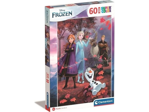 Clementoni CLE puslespill 60 maxi SuperKolor Frozen 2 26474