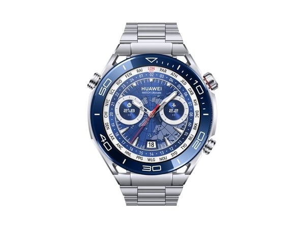 Huawei Watch Ultimate - Smart klocka med rem - titan - stål - handledsstorlek: 140-210 mm - display 1.5" - NFC, Bluetooth - 76 g  - voyage blue