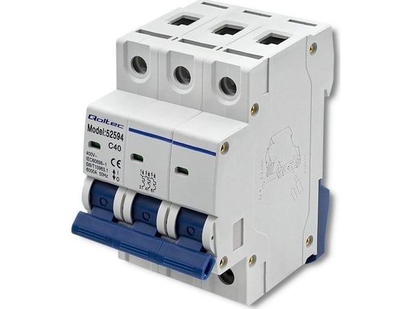 Qoltec ylivirtakatkaisija C40 | Sulake | AC | 40A | 3P
