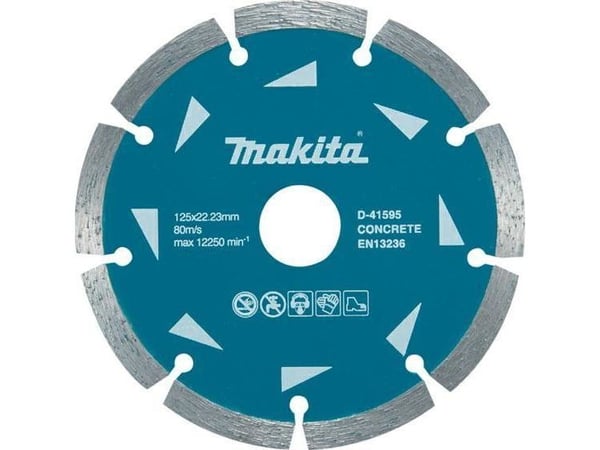 Makita D-41595-10 segmentert skive 125 mm eco. klasse for betong 10 stk