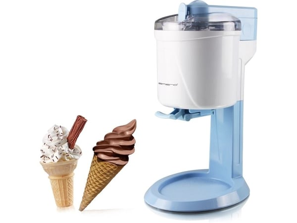Emerio SICM-106048.1, 1 l, 1 boller, Blå, Hvit, 15 W, Iskrem