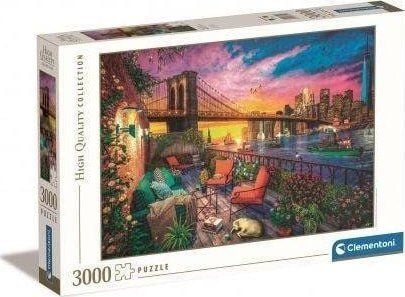 Palapeli Clementoni Puzzle 3000 osaa Manhattan Balkon Zachód slonca