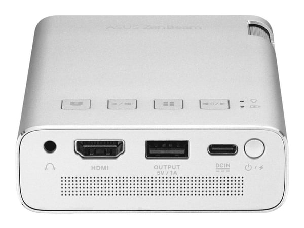ASUS ZenBeam E1R, 200 ANSI lumenia, LED, WVGA (854x480), 500:1, 16:9, 406,4 - 3048 mm (16 - 120")