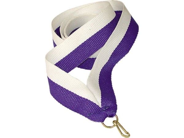 Victoria Sport pannband 11 mm - vit-blå Victoria Sport pannband 11 mm - vit-blå