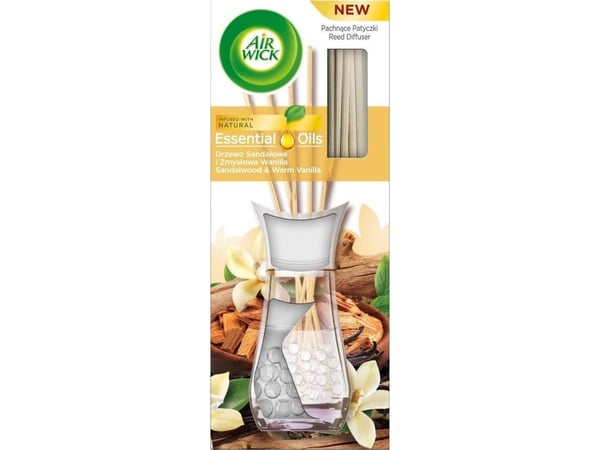 Air Wick duftpinner: Sandeltre og Sanselig Vanilje, 30 ml