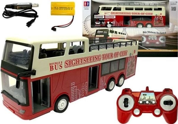 Lean Sport Fjernstyrt gulvbuss R/C 2.4G 1:18