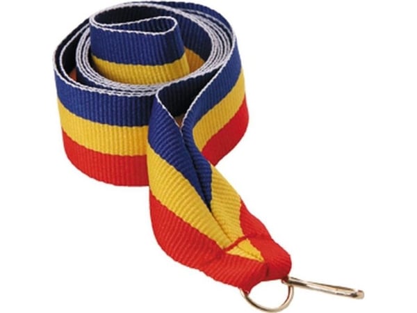 Victoria Sport nauha 11 mm - sininen, keltainen ja linssi - sininen, keltainen ja linssi
