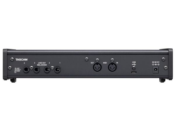 Tascam US-4X4HR, Desktop, 2.2 kO, 210 O, Sort, USB, 56 dB