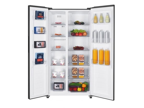 MPM MPM-427-SBS-03/N side-by-side-kylskåp Total No Frost, svart