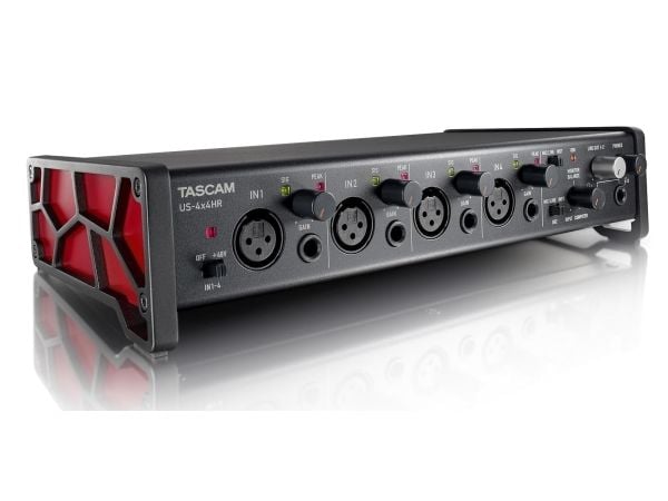 Tascam US-4X4HR, Desktop, 2.2 kO, 210 O, Sort, USB, 56 dB