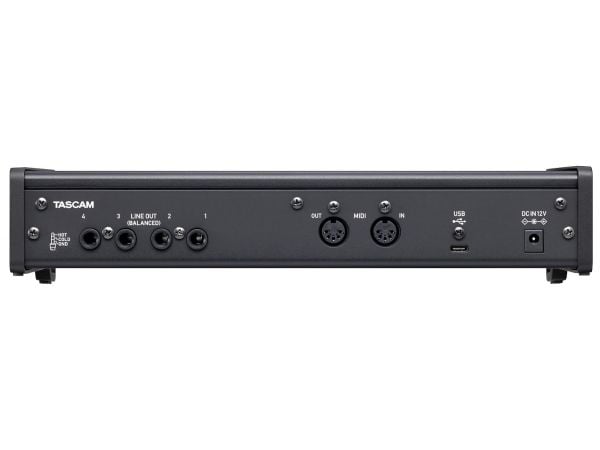 Tascam US-4X4HR, Desktop, 2.2 kO, 210 O, Sort, USB, 56 dB