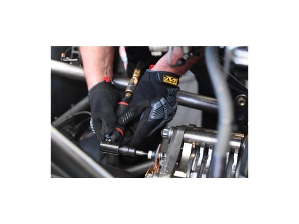 Mechanix Wear hansker Mechanix M-Pact® 58 svarte str. M. Velcro, TrekDry®, kunstlær, håndflate, knokler, Armortex®, fingersbeskyttelse, D30® vibras...