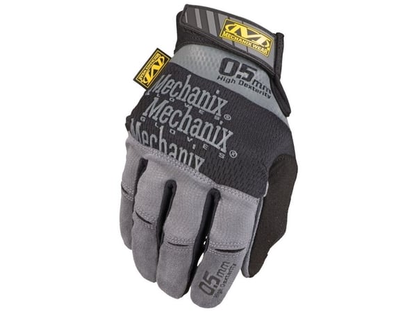 Mechanix Wear Mechanix Specialty Hi-Dexterity Gloves 0.5 XL koko. 0.5mm paksu kämmen. Tarranauha, synteettinen nahka, TrekDry®, Lycra