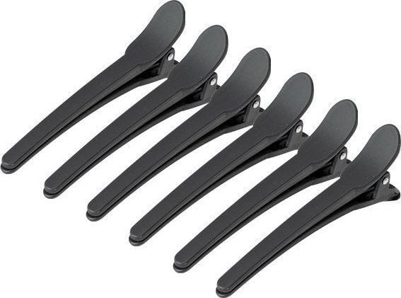 Activeshop hårklips til frisering E-17 10 stk. 10,5 cm svarte