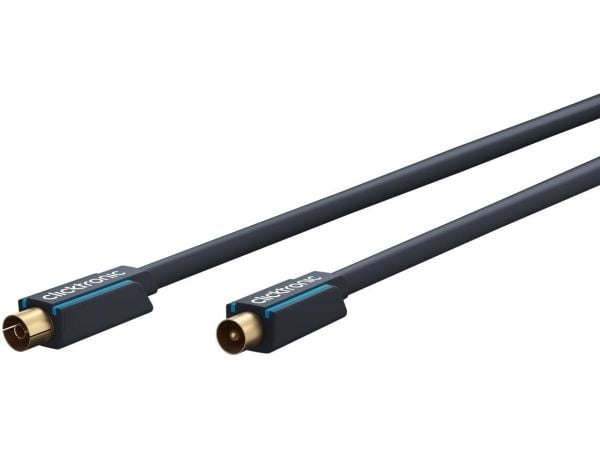 ClickTronic 2m Antenna Cable, 2 m, Coax M, Coax FM, Sininen