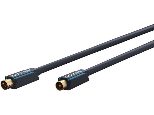 ClickTronic 10m Antenna Cable, 10 m, Coax M, Coax FM, Blå