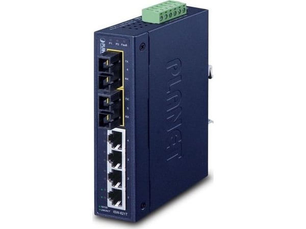 PLANET ISW-621TS15, Hallitsematon, L2, Fast Ethernet (10/100), Täysin kaksipuolinen, Seinäkiinnitteinen