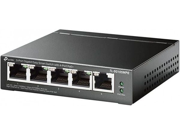 TP-Link TL-SG105MPE, L2, Gigabit Ethernet (10/100/1000), Strøm over Ethernet (PoE)
