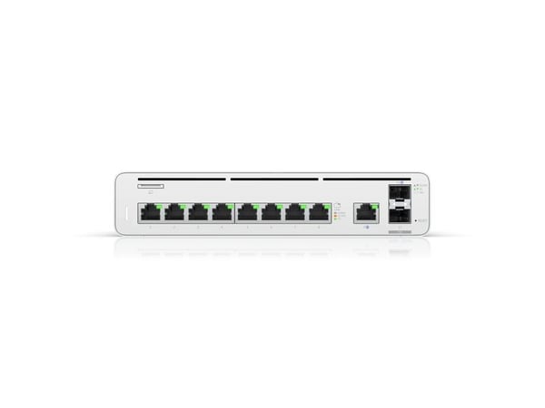 Ubiquiti UISP - Switch - Styrt - 9 x 10/100/1000 + 2 x 1 Gigabit / 10 Gigabit SFP+ - stasjonær, rackmonterbar