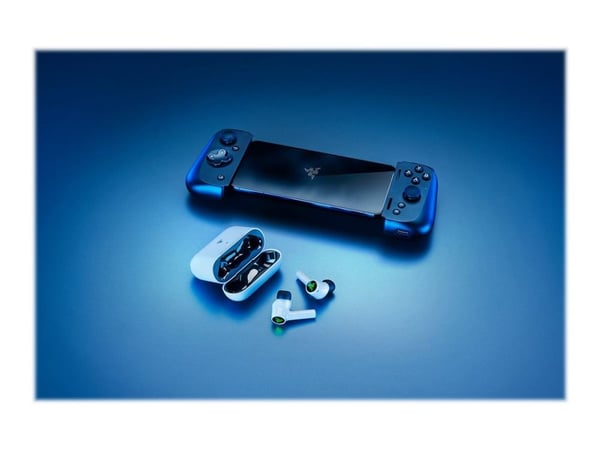 Razer Hammerhead HyperSpeed - True wireless-hodetelefoner med mikrofon - i øret - Bluetooth - aktiv støydemping