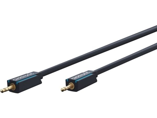ClickTronic 1.5m MP3 Audio, 3.5mm, Hankjønn, 3.5mm, Hankjønn, 1,5 m, Blå