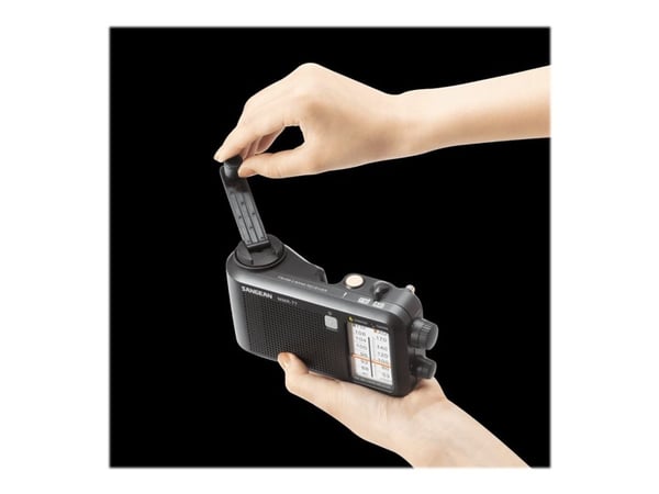Sangean-MMR-77 - Personlig radio - 0.1 watt - matt svart