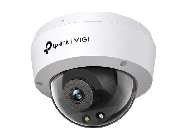 TP-Link VIGI C240 (4mm), IP-sikkerhetskamera, Inne & Ute, Koblet med ledninger (ikke trådløs), CE, BSMI, VCCI, ONVIF, Tak/Vegg, Sort, Hvit
