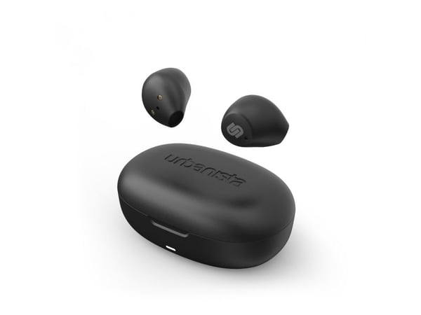 Urbanista Lisbon - True wireless-hörlurar med mikrofon - inuti örat - Bluetooth - midnattssvart