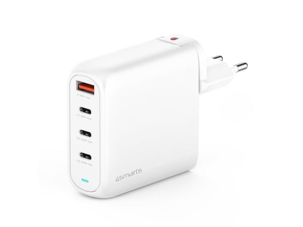 4smarts GaN FlexPro - Strømadapter - 100 watt - 5 A - QC 3.0, QC 4.0+, PD 2.0, PD/PPS, PD 3.0, Power Delivery 3.1, Super Charge, Fast Charge, Apple...
