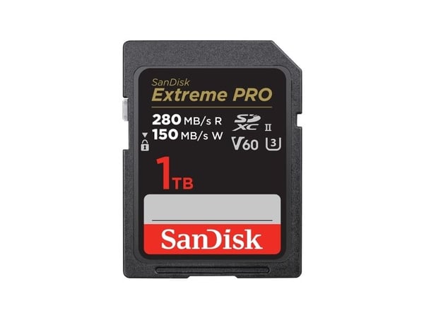 SanDisk SDSDXEP-1T00-GN4IN 1000GB SDXC Class 10 UHS-II 280MB/s 150MB/s