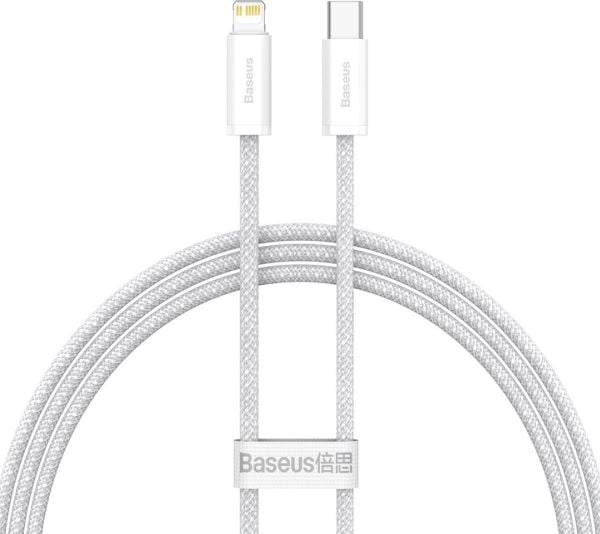 Baseus CALD000002, Hvit, USB C, Lightning, 1 m, Hankjønn, Hankjønn