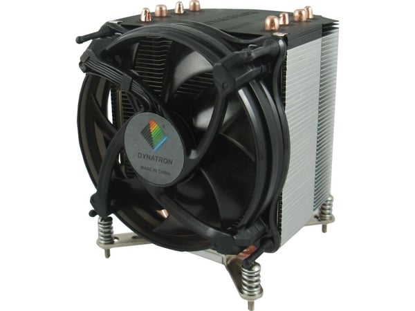 Inter-Tech K-17 - Prosessorkjøler - (for: LGA1156, LGA1155) - aluminium - 92 mm - 3U