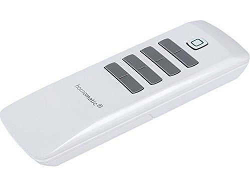 Homematic IP 142307A0, Smarthjemmeenhet, RF kabel-fri, Trykknapper, IP20, Hvit