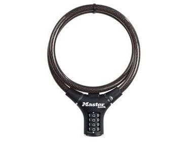 MASTER LOCK 8229EURDPRO, 0,9 m, Koodi, Terästä, Musta