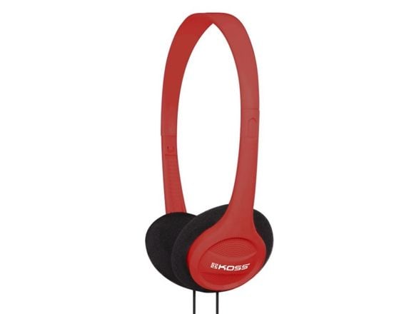 Koss KPH7 - Hodetelefoner - on-ear - kablet - 3,5 mm jakk - rød