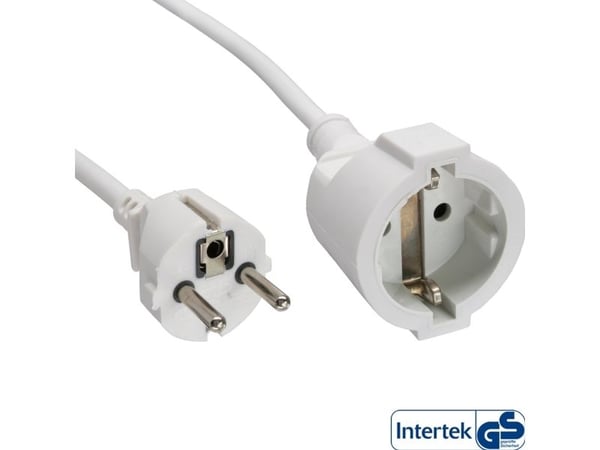 InLine 16401W, 1,5 m, CEE7/7, CEE7/7, H05VV-F3G, 230 V