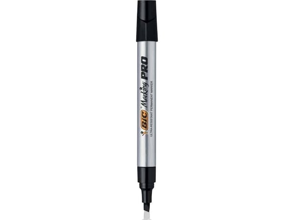 BIC 964802, 12 stk, Sort, Sort, Sølv, Kasse