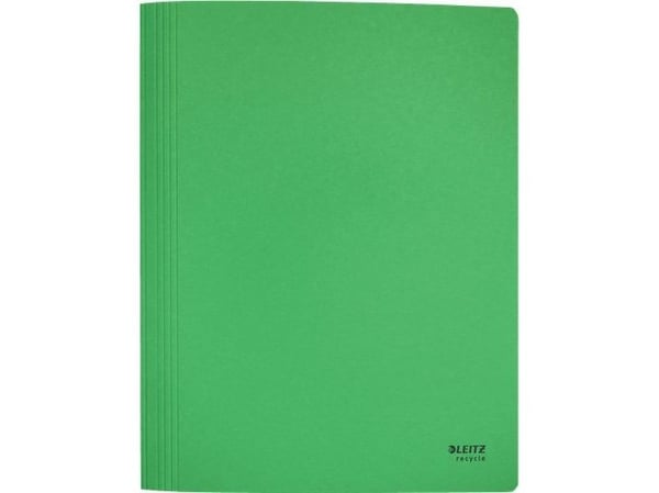 LEITZ Recycle mappe, DIN A4, papp, grønn laget av 100% resirkulert papp, 100% resirkulerbar, Blue Angel, - 10 stk (39040055)