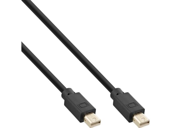 InLine 17121P, 1 m, Mini DisplayPort, Mini DisplayPort, Hankjønn, Hankjønn, 7680 x 4320 piksler