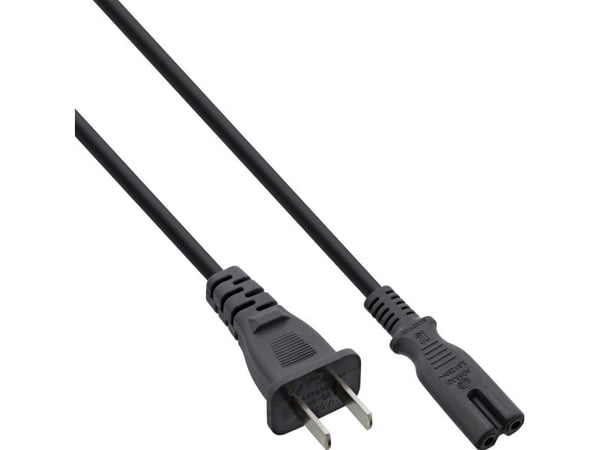 InLine 16654T, 1,8 m, NEMA 1-15P, C7 liitin, 250 V