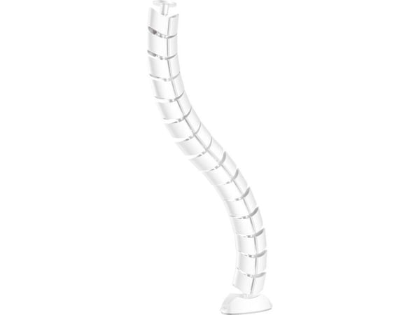 InLine Kabelkanal flexibel vertikal för bord 2 kammare 0,80m vit ( 59997C )