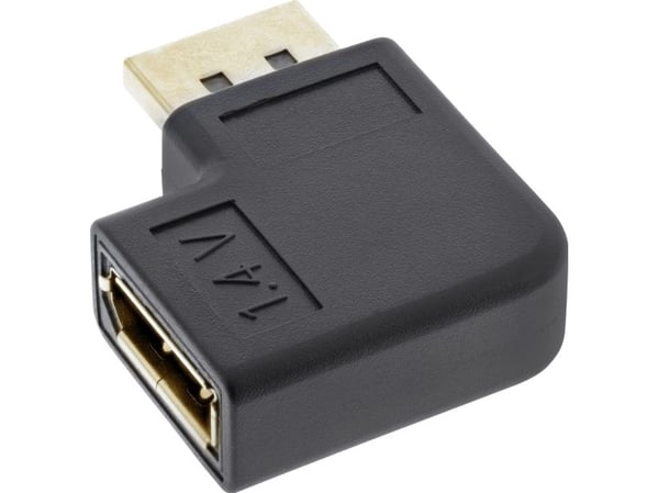 InLine 17199L, DisplayPort, DisplayPort, Svart