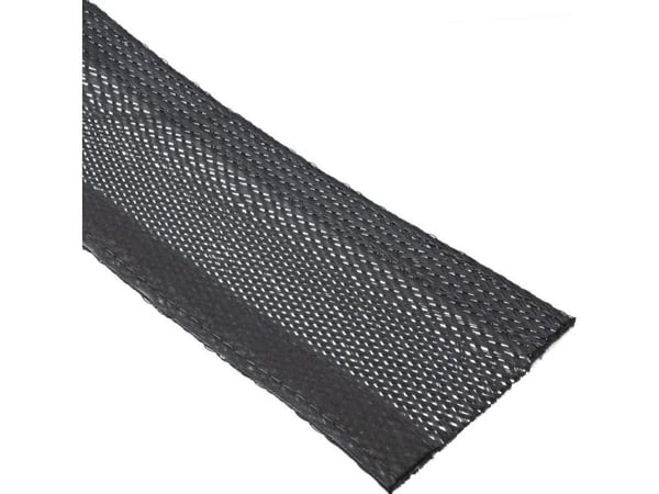 InLine 59993A, Kaapelin suojus, Velcro, Musta